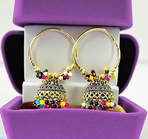Oxodise Sparkle Drop Earrings for Women | Glamorous Alloy & Stone Evening Jewelry | Lightweight Statement Accessory